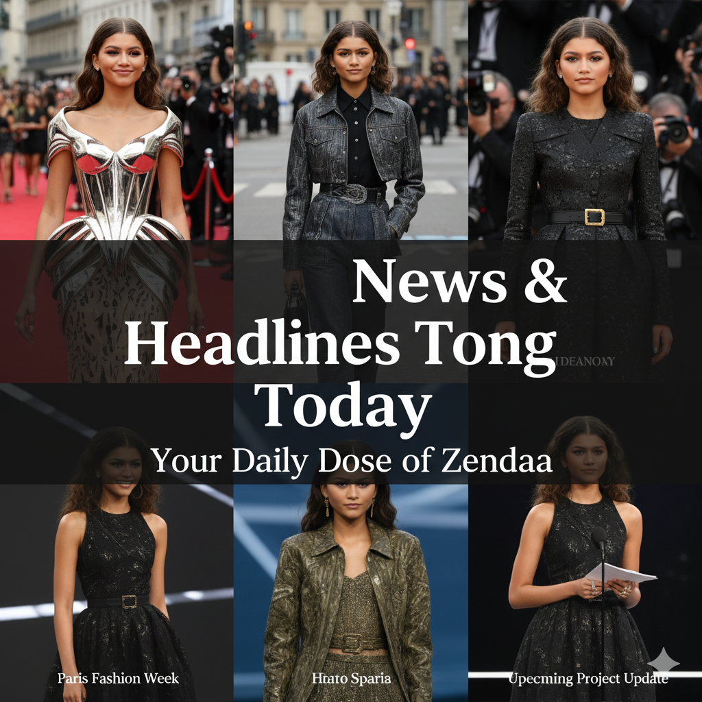 Zendaya Aesthetic Editorial Shot