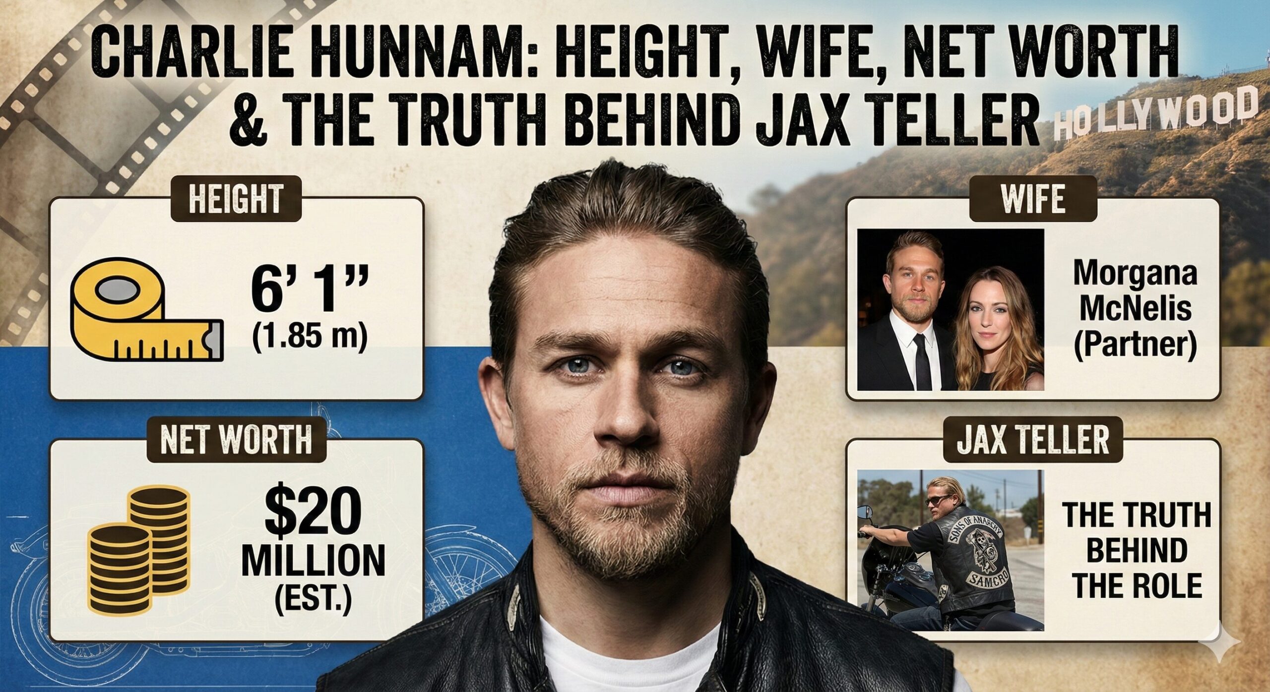 Charlie Hunnam: Height, Wife, Net Worth & The Truth Behind Jax Teller