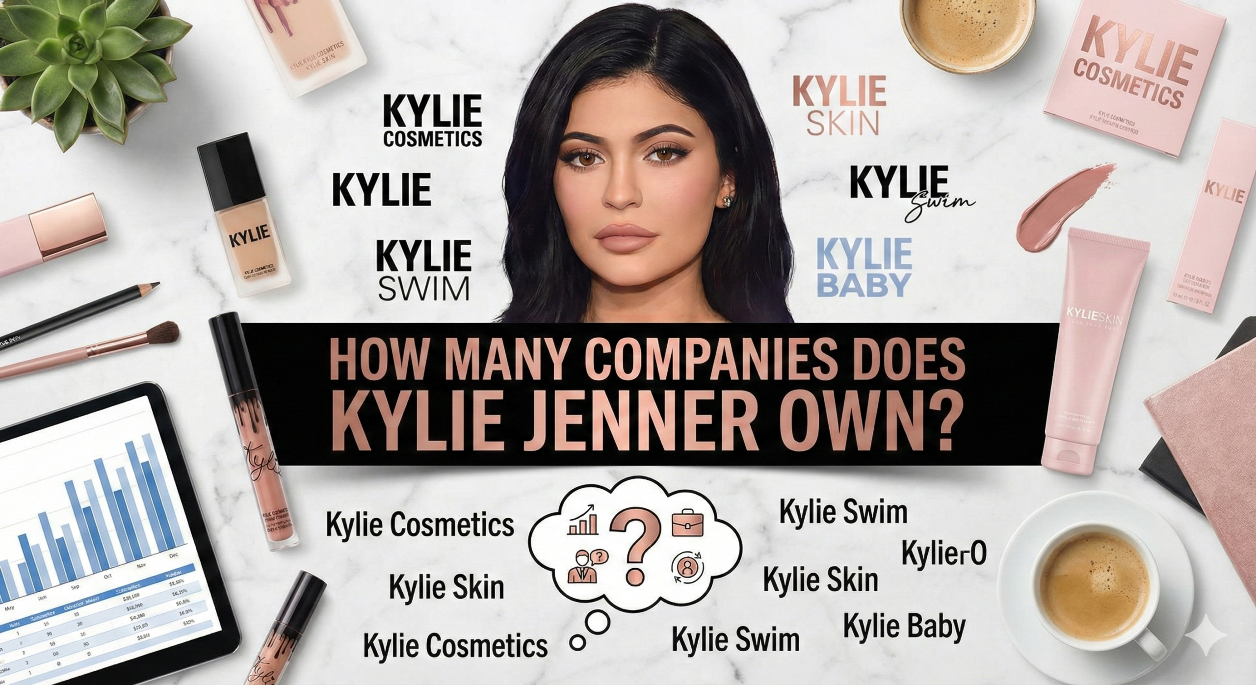 how many companies does kylie jenner own